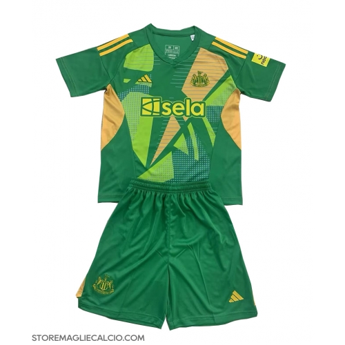 Newcastle United Portiere Maglia Gara Casa Repliche 2024-25 Bambino Maniche Corte Newcastle United Portiere Maglia Gara Casa Repliche 2024-25 Bambino Maniche Corte